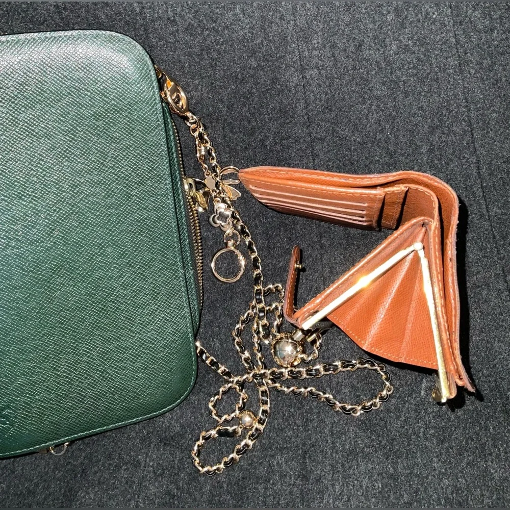 ✅LV CLUTCH+KISSLOCK WALLET AUTHENTIC DEAL LOUIS VUITTON - Picture 10 of 14